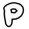 🤩 Эмодзи «чернобелые буквы» для Telegram