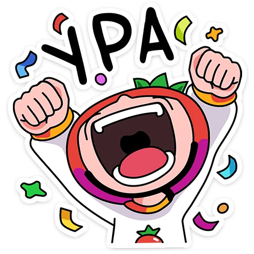 🥳 Стикер «Черрик» для Telegram