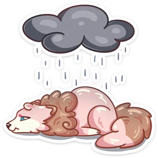 🌨 Стикер «Черри» для Telegram