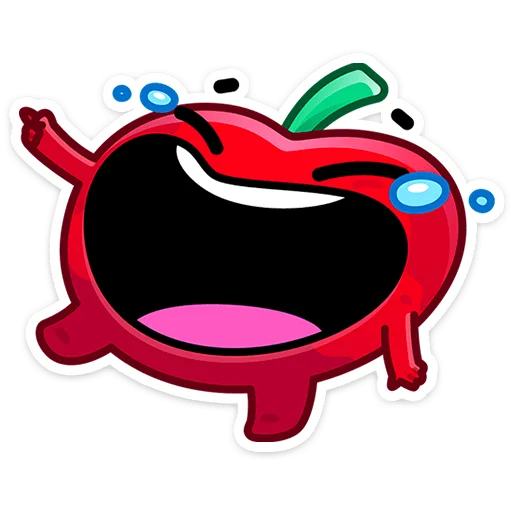 😂 Стикер «Pulpy - Вишнёвые оптимисты» для Telegram