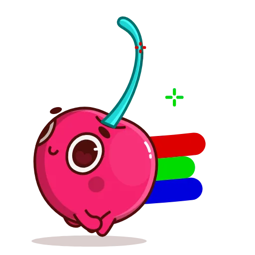🟥 Эмодзи «Cherry Flags Emoji» для Telegram