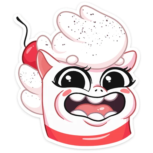 😃 Стикер «У единорожека Мороженко появился новый вкус -» для Telegram