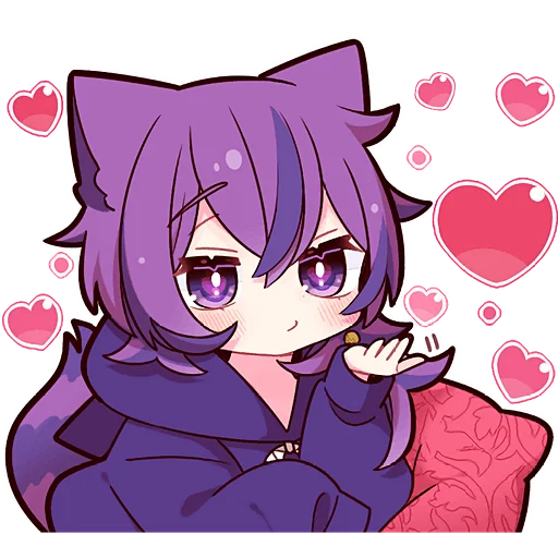 😘 Стикер «Чеширский котенок 2» для Telegram