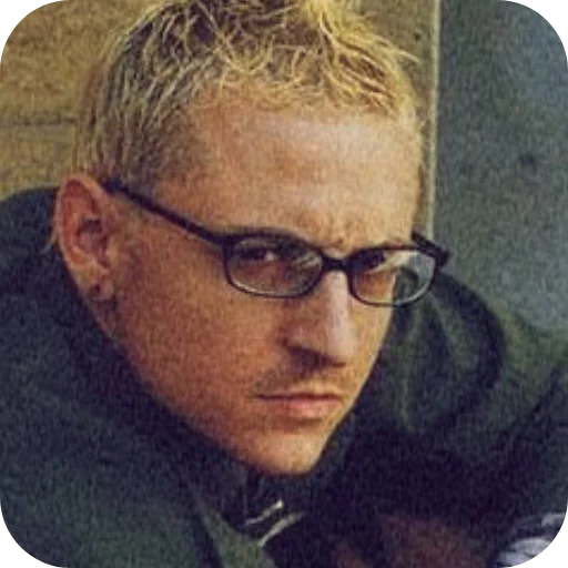 👓 Стикер «Chester Bennington» для Telegram