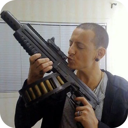 😘 Стикер «Chester Bennington» для Telegram