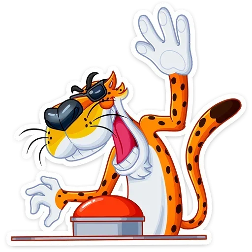 😠 Стикер «Chester Cheetah» для Telegram