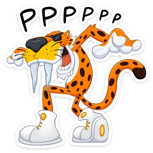 😬 Стикер «Chester Cheetah» для Telegram