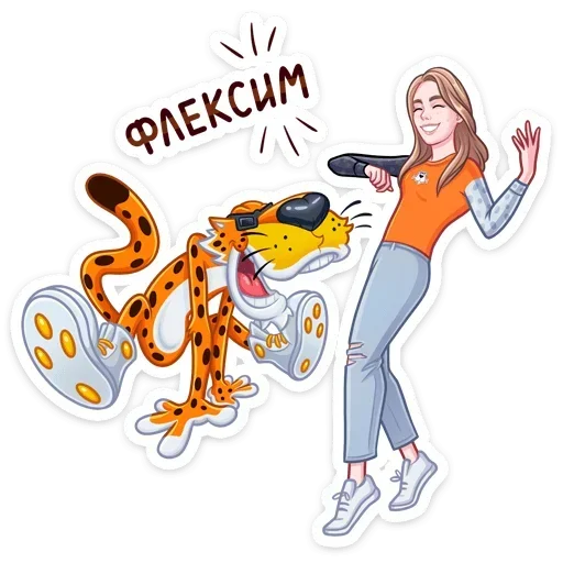💃 Стикер «Chester Cheetah» для Telegram
