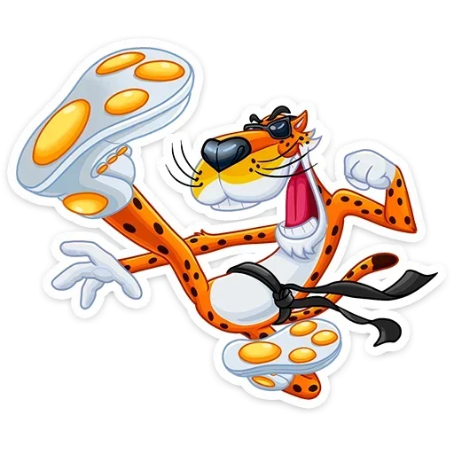 🥋 Стикер «Chester Cheetah» для Telegram