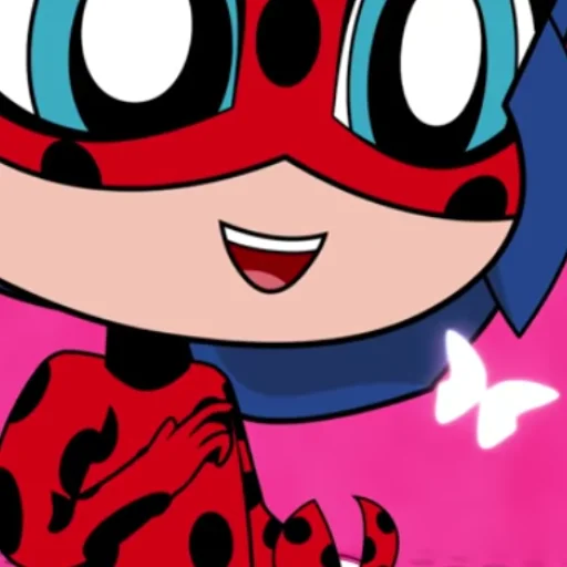 🦋 Стикер «Chibi Ladybug» для Telegram
