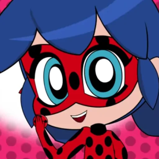 🙂 Стикер «Chibi Ladybug» для Telegram