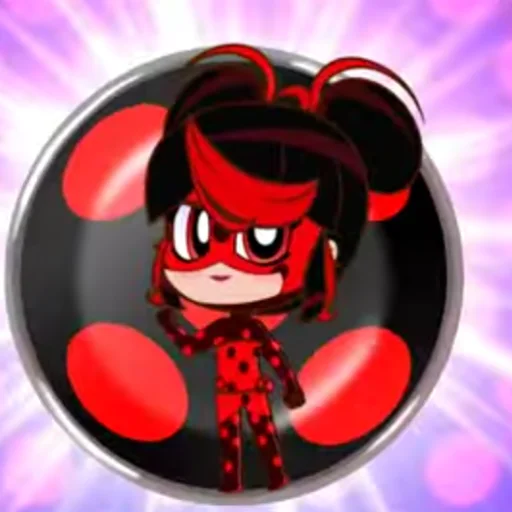 🖤 Стикер «Chibi Ladybug» для Telegram