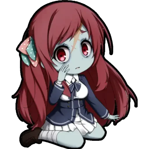 😍 Стикер «chibi anime character» для Telegram