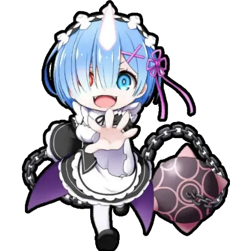 😍 Стикер «chibi anime character» для Telegram