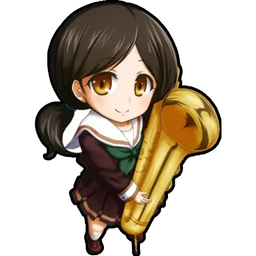 😍 Стикер «chibi anime character» для Telegram
