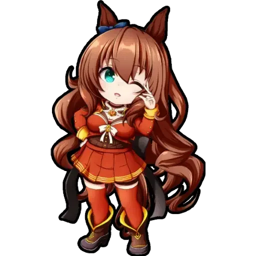 😍 Стикер «chibi anime character» для Telegram