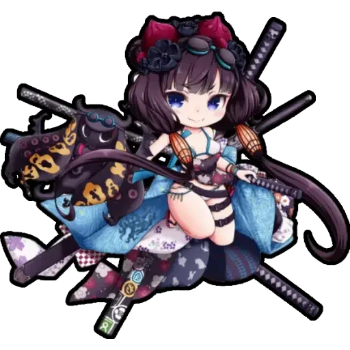 😍 Стикер «chibi anime character» для Telegram