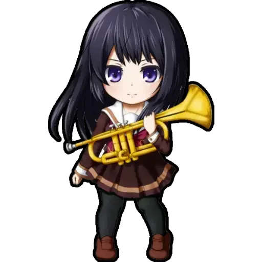 😍 Стикер «chibi anime character» для Telegram