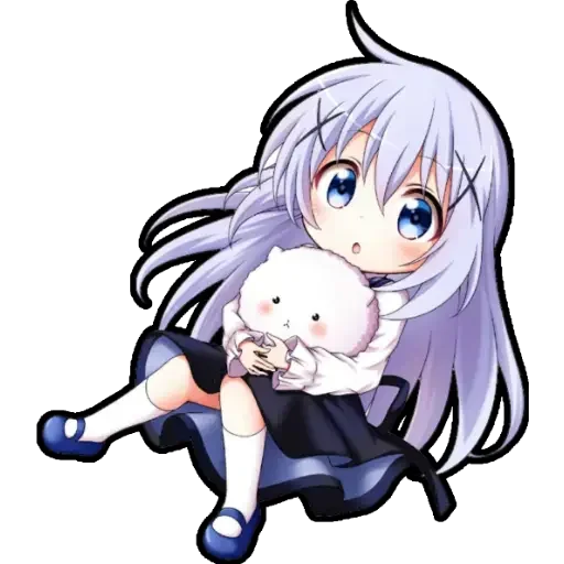 😍 Стикер «chibi anime character» для Telegram