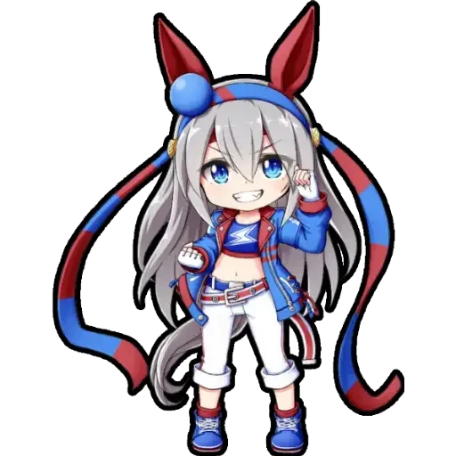 😍 Стикер «chibi anime character» для Telegram