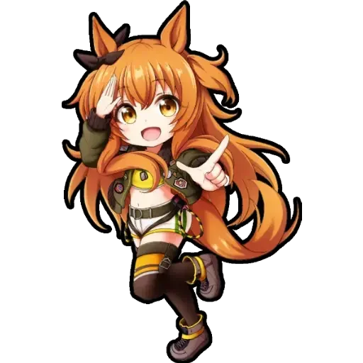 😍 Стикер «chibi anime character» для Telegram