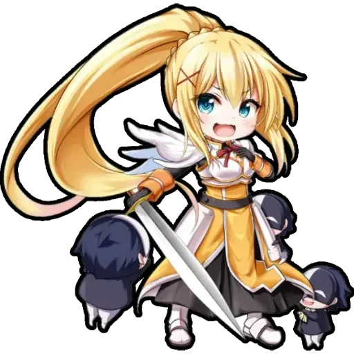 😍 Стикер «chibi anime character» для Telegram