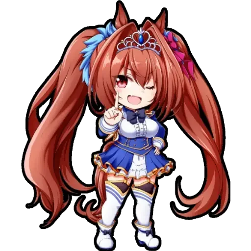 😍 Стикер «chibi anime character» для Telegram