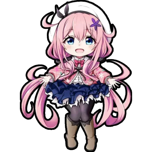 😍 Стикер «chibi anime character» для Telegram
