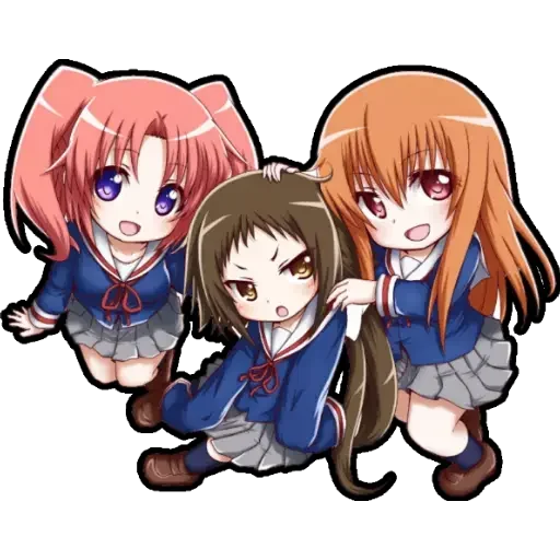 😍 Стикер «chibi anime character» для Telegram
