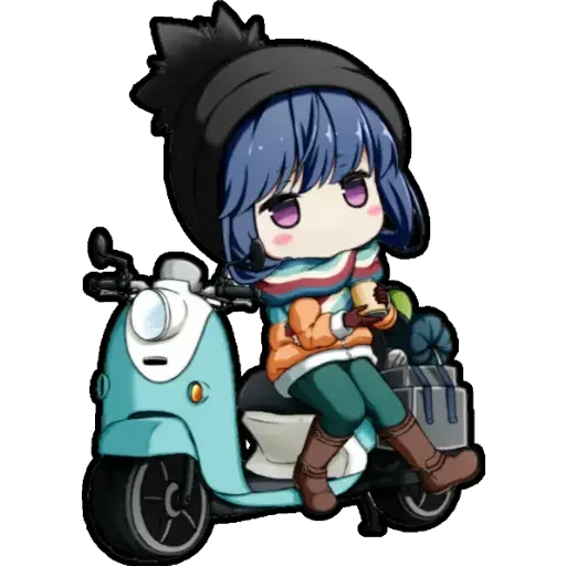 😍 Стикер «chibi anime character» для Telegram