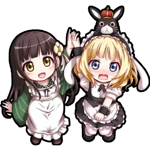 😍 Стикер «chibi anime character» для Telegram