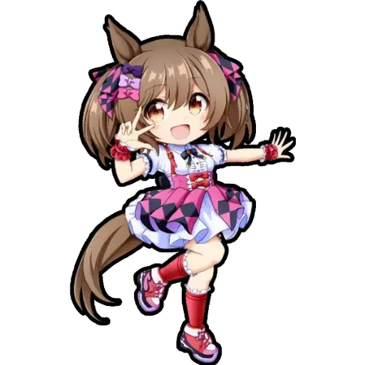 😍 Стикер «chibi anime character» для Telegram