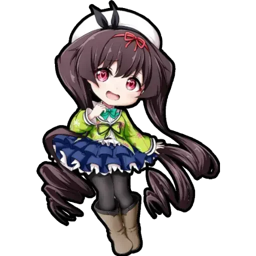 😍 Стикер «chibi anime character» для Telegram