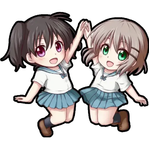 😍 Стикер «chibi anime character» для Telegram