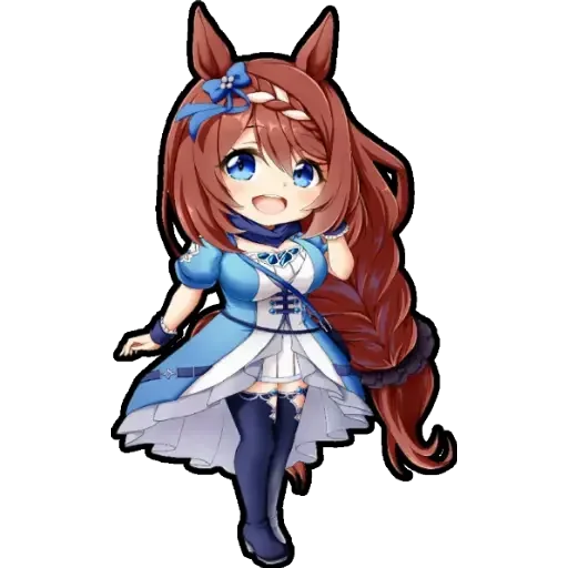😍 Стикер «chibi anime character» для Telegram