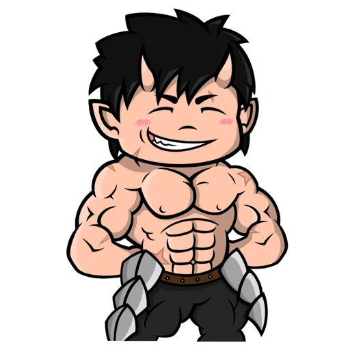 ☺️ Стикер «Chibi Demon for» для Telegram