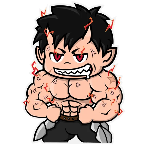 ⚡️ Стикер «Chibi Demon for» для Telegram