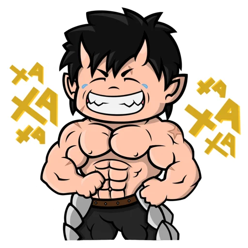 🤣 Стикер «Chibi Demon for» для Telegram