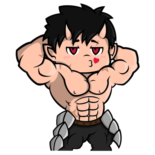 😘 Стикер «Chibi Demon for» для Telegram