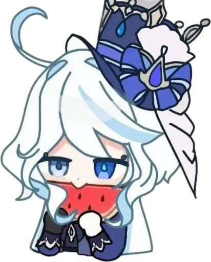 💧 Стикер «Chibi Furina» для Telegram