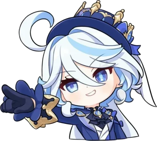 💧 Стикер «Chibi Furina» для Telegram