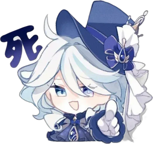 💧 Стикер «Chibi Furina» для Telegram