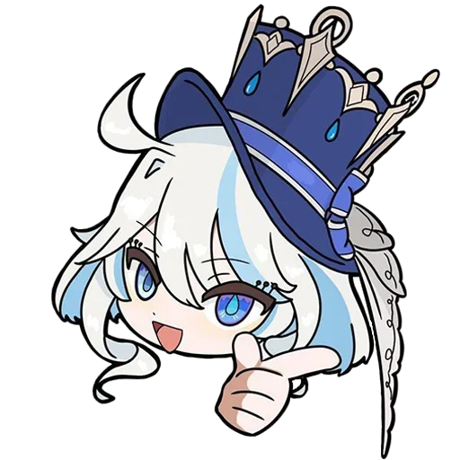 💧 Стикер «Chibi Furina» для Telegram