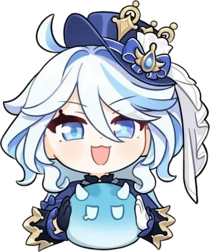 💧 Стикер «Chibi Furina» для Telegram
