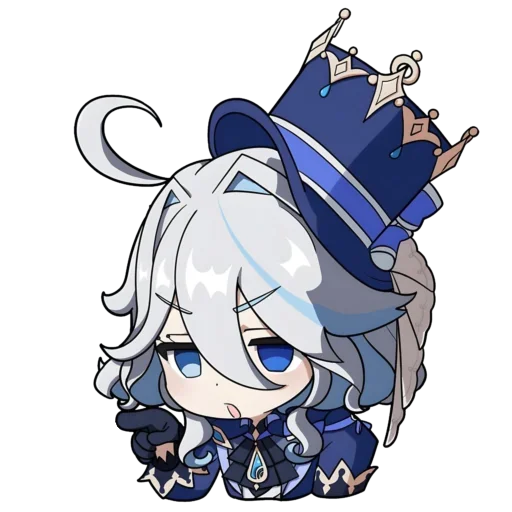 💧 Стикер «Chibi Furina» для Telegram