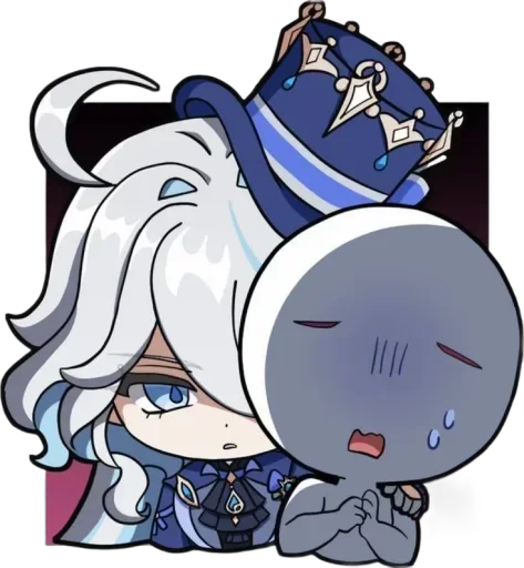 💧 Стикер «Chibi Furina» для Telegram
