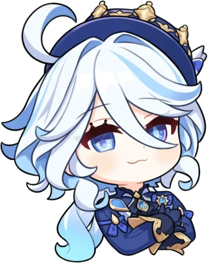 💧 Стикер «Chibi Furina» для Telegram