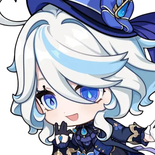 💧 Стикер «Chibi Furina» для Telegram