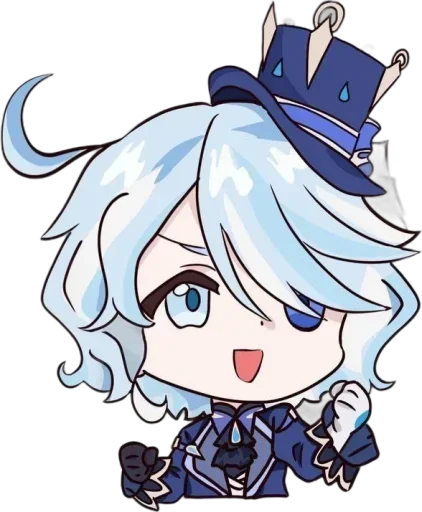 Стикерпак Chibi Furina для Telegram