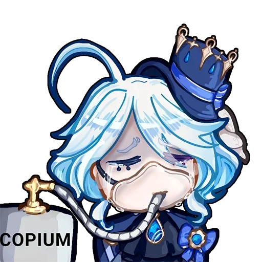💧 Стикер «Chibi Furina» для Telegram